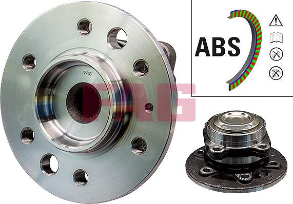FAG 713 6980 30 - Комплект подшипника, ступицы колеса abcparts.ee