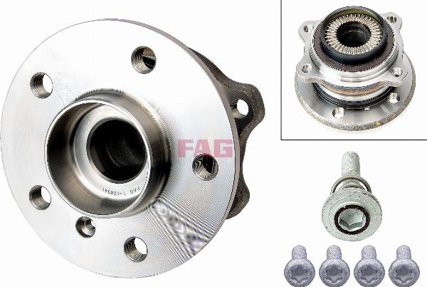 FAG 713 6498 20 - Комплект подшипника, ступицы колеса abcparts.ee