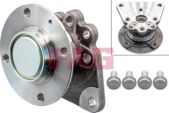 FAG 713 6507 40 - Комплект подшипника, ступицы колеса abcparts.ee