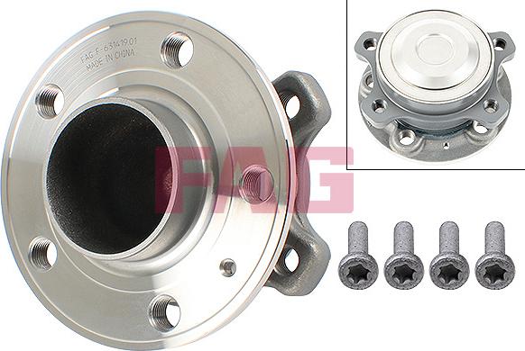 FAG 713 6605 70 - Комплект подшипника, ступицы колеса abcparts.ee