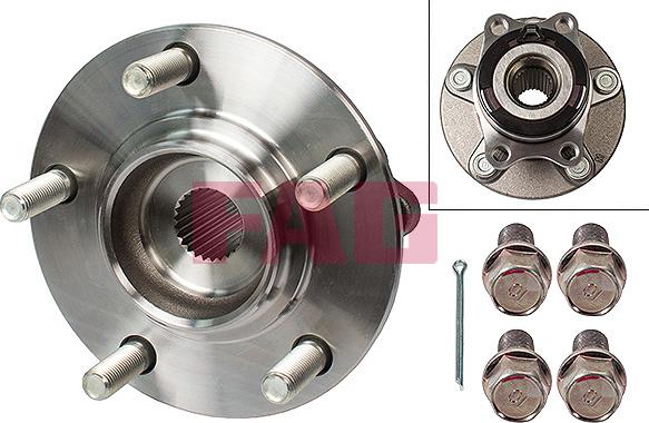 FAG 713 6198 90 - Комплект подшипника, ступицы колеса abcparts.ee