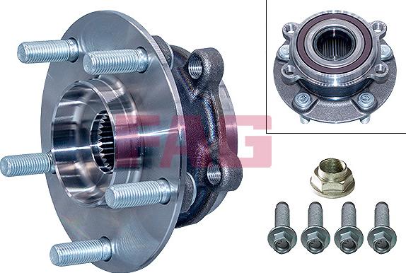 FAG 713 6159 10 - Комплект подшипника, ступицы колеса abcparts.ee