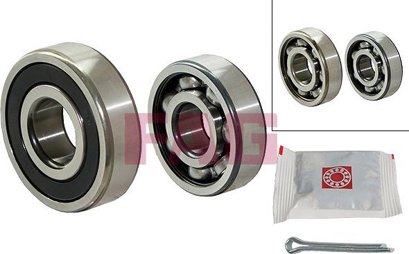 FAG 713 6162 10 - Комплект подшипника, ступицы колеса abcparts.ee