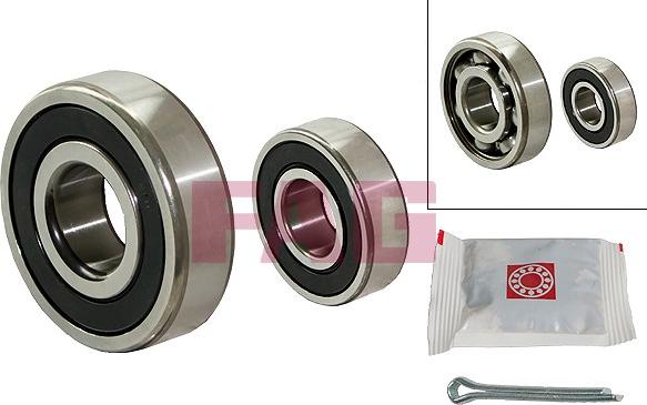 FAG 713 6162 20 - Комплект подшипника, ступицы колеса abcparts.ee