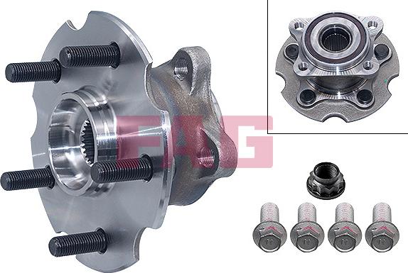 FAG 713 6189 80 - Комплект подшипника, ступицы колеса abcparts.ee