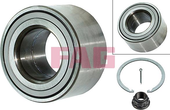 FAG 713 6187 60 - Комплект подшипника, ступицы колеса abcparts.ee