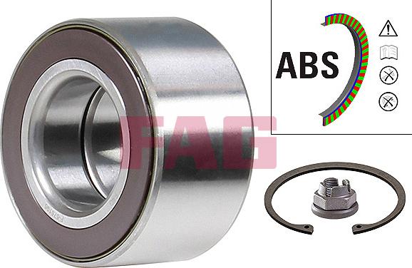 FAG 713 6312 00 - Комплект подшипника, ступицы колеса abcparts.ee