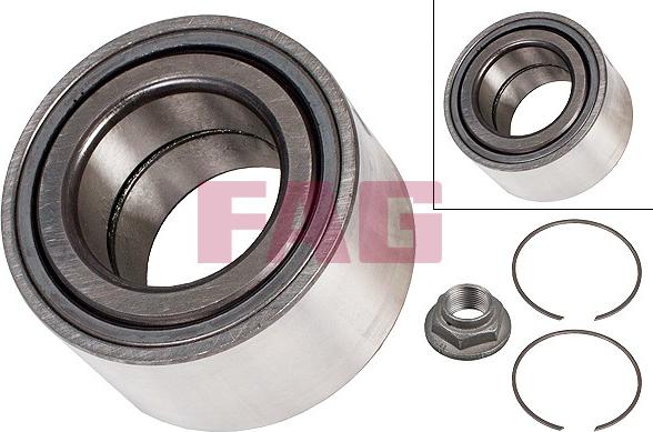 FAG 713 6201 80 - Комплект подшипника, ступицы колеса abcparts.ee