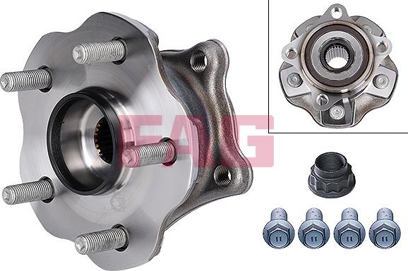 FAG 713 6214 80 - Комплект подшипника, ступицы колеса abcparts.ee