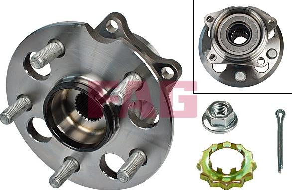 FAG 713 6213 30 - Комплект подшипника, ступицы колеса abcparts.ee