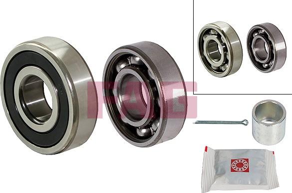 FAG 713 6233 00 - Комплект подшипника, ступицы колеса abcparts.ee