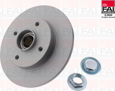 FAI AutoParts BD102 - Тормозной диск abcparts.ee