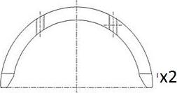 FAI AutoParts BT3001-STD - Упорная шайба, коленчатый вал abcparts.ee