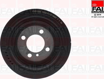 FAI AutoParts FVD1063 - Шкив коленчатого вала abcparts.ee