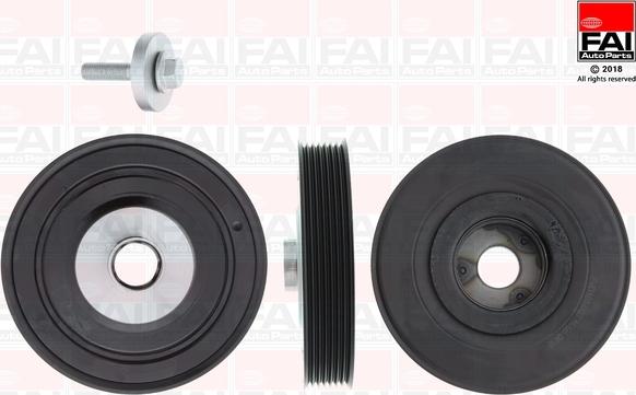 FAI AutoParts FVD1014K - Шкив коленчатого вала abcparts.ee