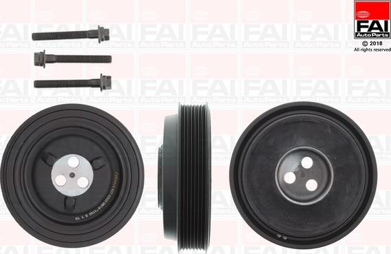 FAI AutoParts FVD1010K - Шкив коленчатого вала abcparts.ee