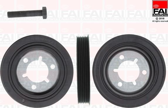 FAI AutoParts FVD1012K - Шкив коленчатого вала abcparts.ee