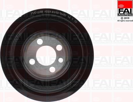 FAI AutoParts FVD1089 - Шкив коленчатого вала abcparts.ee