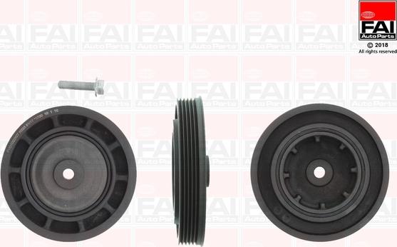 FAI AutoParts FVD1022K - Шкив коленчатого вала abcparts.ee