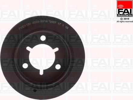 FAI AutoParts FVD1100 - Шкив коленчатого вала abcparts.ee