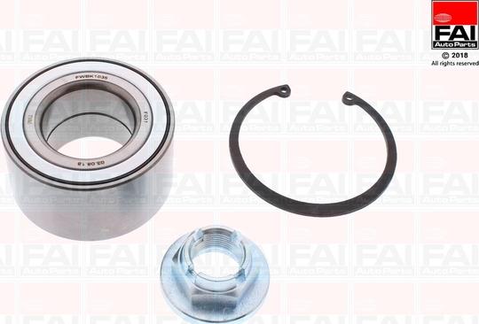FAI AutoParts FWBK1035 - Комплект подшипника, ступицы колеса abcparts.ee
