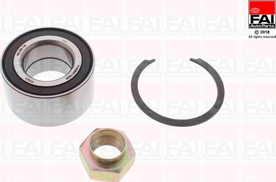 FAI AutoParts FWBK1025 - Комплект подшипника, ступицы колеса abcparts.ee