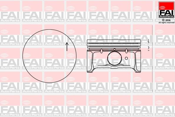 FAI AutoParts PK18-000 - Поршень abcparts.ee