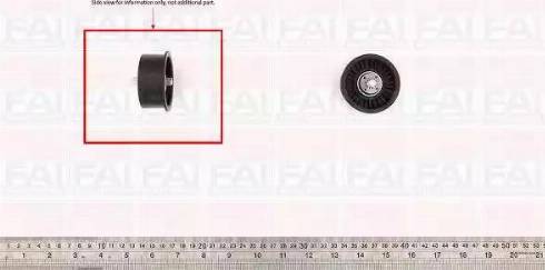 FAI AutoParts T9401 - Направляющий ролик, зубчатый ремень ГРМ abcparts.ee