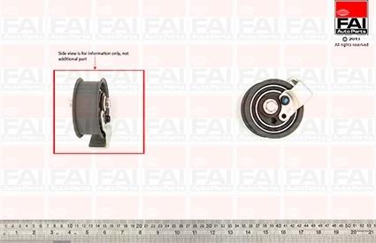 FAI AutoParts T9525 - Натяжной ролик, зубчатый ремень ГРМ abcparts.ee