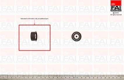FAI AutoParts T9262 - Направляющий ролик, зубчатый ремень ГРМ abcparts.ee