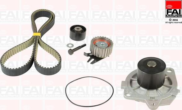 FAI AutoParts TBK493-6228 - Водяной насос + комплект зубчатого ремня ГРМ abcparts.ee