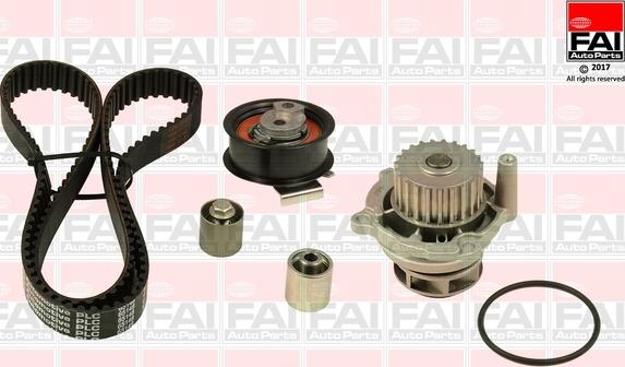 FAI AutoParts TBK457-6127 - Водяной насос + комплект зубчатого ремня ГРМ abcparts.ee
