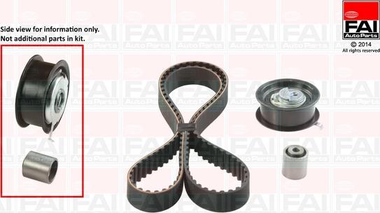 FAI AutoParts TBK409 - Комплект зубчатого ремня ГРМ abcparts.ee