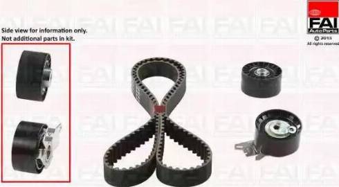 FAI AutoParts TBK482 - Комплект зубчатого ремня ГРМ abcparts.ee