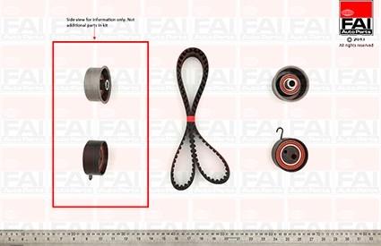FAI AutoParts TBK434 - Комплект зубчатого ремня ГРМ abcparts.ee