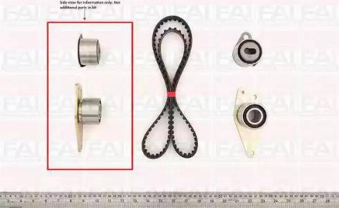 FAI AutoParts TBK43 - Комплект зубчатого ремня ГРМ abcparts.ee