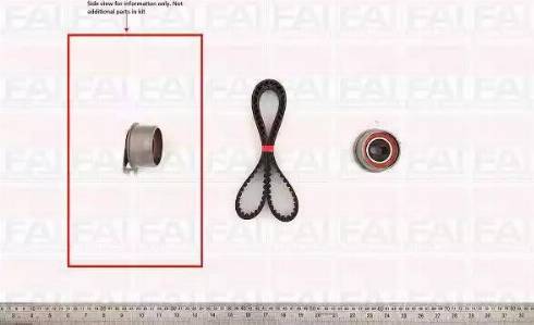 FAI AutoParts TBK470 - Комплект зубчатого ремня ГРМ abcparts.ee
