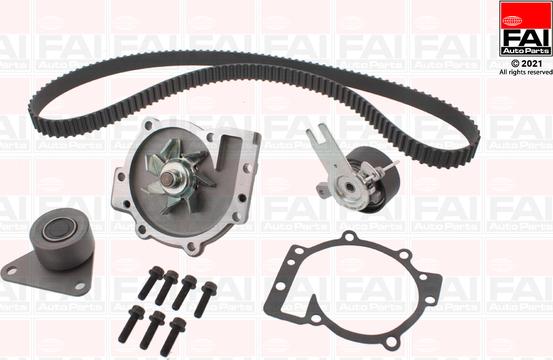 FAI AutoParts TBK521-3090 - Водяной насос + комплект зубчатого ремня ГРМ abcparts.ee