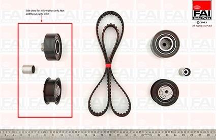 FAI AutoParts TBK147 - Комплект зубчатого ремня ГРМ abcparts.ee
