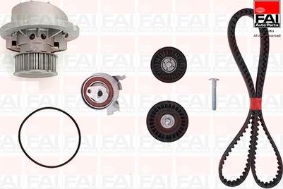 FAI AutoParts TBK156-6382 - Водяной насос + комплект зубчатого ремня ГРМ abcparts.ee