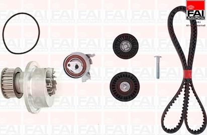 FAI AutoParts TBK156-3084 - Водяной насос + комплект зубчатого ремня ГРМ abcparts.ee