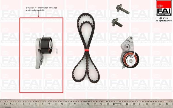 FAI AutoParts TBK104 - Комплект зубчатого ремня ГРМ abcparts.ee