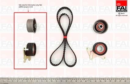 FAI AutoParts TBK107 - Комплект зубчатого ремня ГРМ abcparts.ee