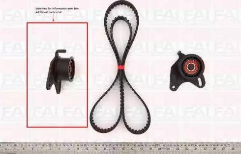FAI AutoParts TBK127 - Комплект зубчатого ремня ГРМ abcparts.ee