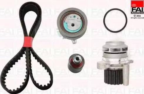 FAI AutoParts TBK345-6438 - Водяной насос + комплект зубчатого ремня ГРМ abcparts.ee