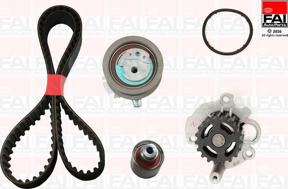 FAI AutoParts TBK345-6306 - Водяной насос + комплект зубчатого ремня ГРМ abcparts.ee