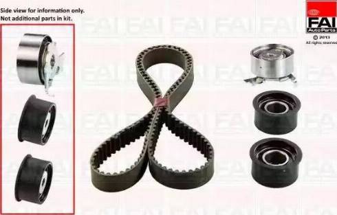FAI AutoParts TBK342 - Комплект зубчатого ремня ГРМ abcparts.ee