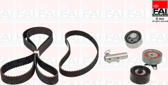 FAI AutoParts TBK359 - Комплект зубчатого ремня ГРМ abcparts.ee