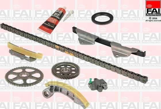 FAI AutoParts TCK162 - Комплект цепи привода распредвала abcparts.ee