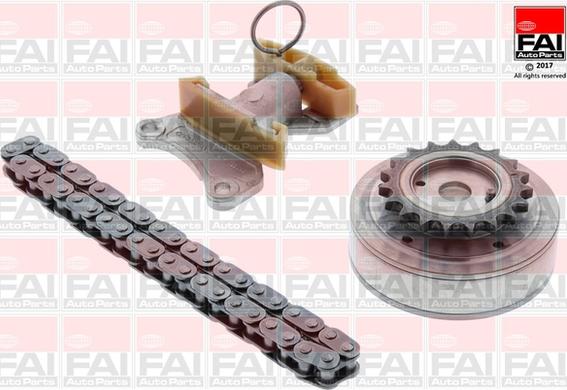 FAI AutoParts TCK124VVT - Комплект цепи привода распредвала abcparts.ee